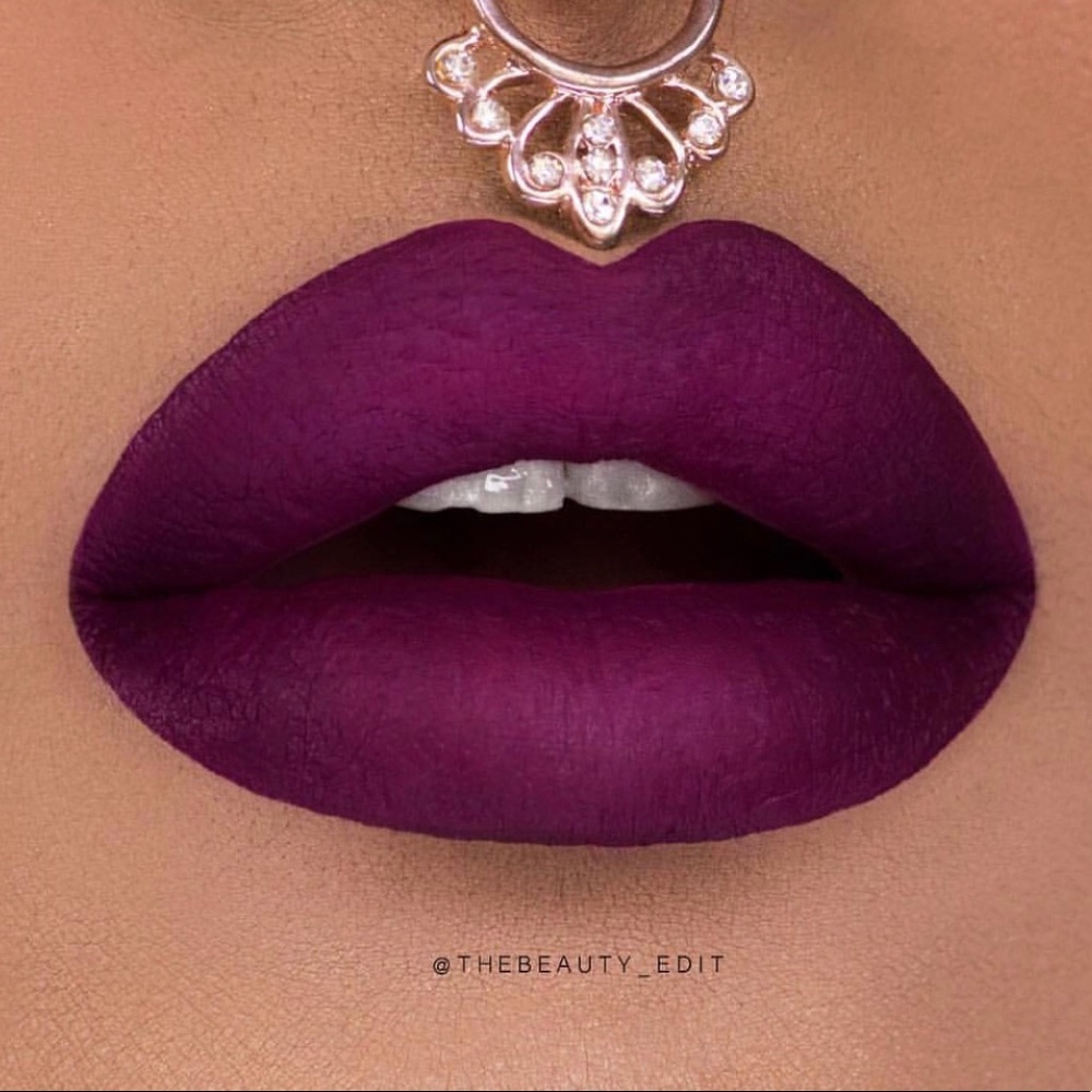 Rose Gold Tone, w/ Diamond Studs, Faux Septum Ring